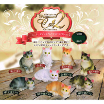 Miniature Premium Cat Collection 2 Mini Figure Collection - Complete Set of 8 - £15.55 GBP