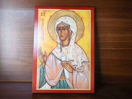 Saint Sarah Icon, Christian Icon of Saint Sarah, icon of Sveta Sara - $40.00