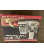 Hamilton Beach Dual Speed Food Processor 702w NOS unused new in box - €94,57 EUR