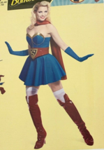 Simplicity D0514 DC Comics Supergirl Costume Pattern Bustier Skirt 6 8 1... - $13.94
