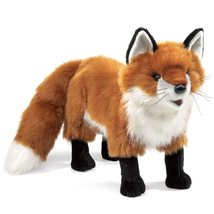 Folkmanis Red Fox Hand Puppet, Rust, White, Black, 1 EA - £38.61 GBP