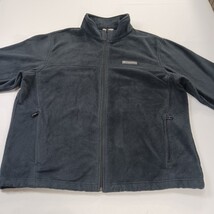 Columbia XM6354 Men's Black Granite Mountain Fleece Jacket Full Zip Size XL image 12