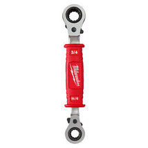 Milwaukee Tool 48-22-9212 LinemanS 4In1 Insulated Ratcheting Box Wrench - £92.71 GBP