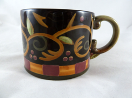 Chocolate Berries 2002 Deb Hrabik for Demdaco  Short Mug MINT! - $11.87