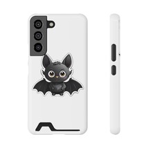 Personalised Cartoon Bat Phone Case with Card Holder Compatible with Various Mod - £23.62 GBP+