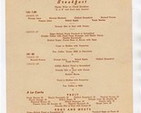 Pennsylvania Railroad Menu New York World&#39;s Fair 1939 Golden Gate Exposi... - £60.74 GBP