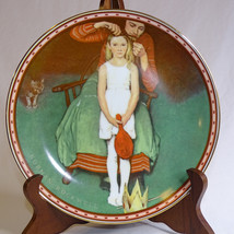 Vintage Norman Rockwell Second Thoughts Collector Round Plate 1987 Knowl... - £6.46 GBP