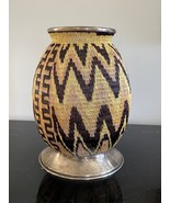 Wounaan Panama Rain Forest Native Indian Woven Basket Sterling Silver Ri... - £1,167.79 GBP