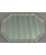 Very Nice Small Size Beveled Edge Oblong Octagon Mirror - VGC - VERY NIC... - £11.66 GBP