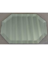 Very Nice Small Size Beveled Edge Oblong Octagon Mirror - VGC - VERY NIC... - $14.84