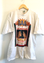 Vintage 90s LaBAMba Oscar De La Hoya La Batalla RAP TEE XL Caesars Single Stitch - £189.84 GBP