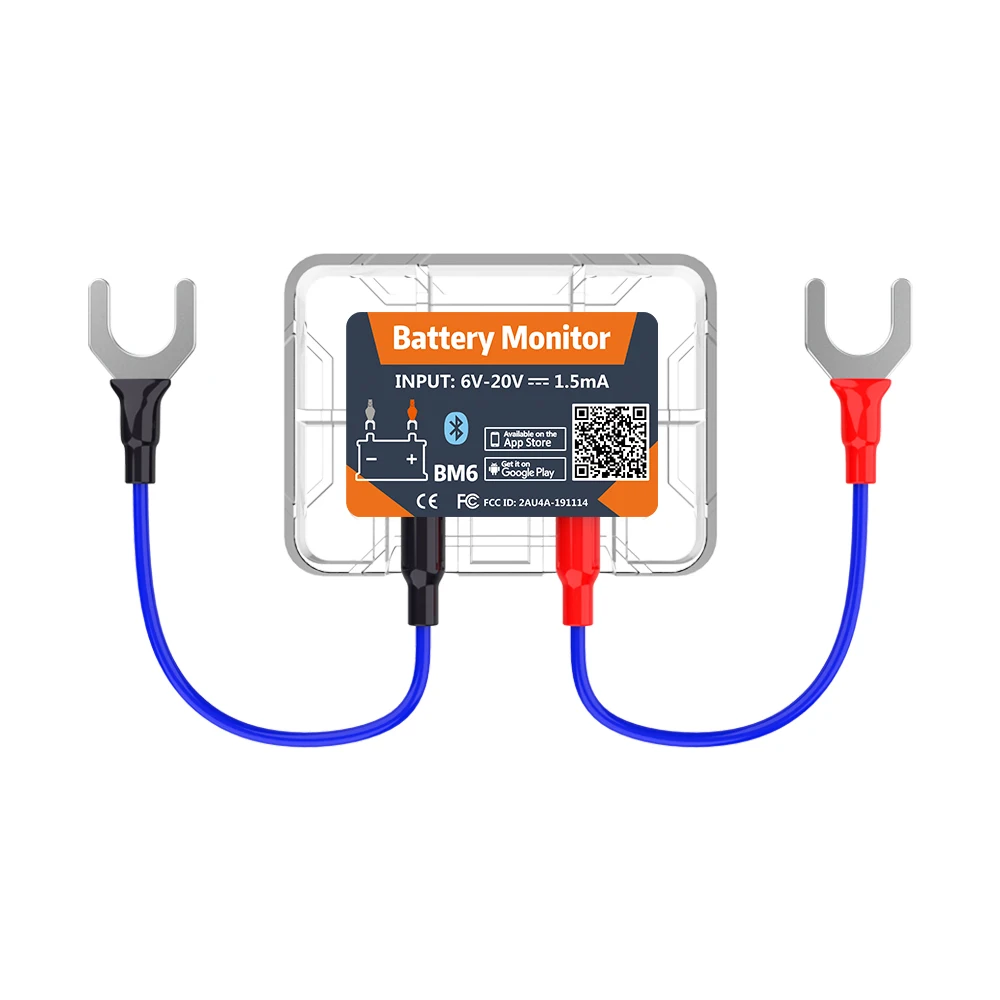 Wireless Bluetooth 4.0 12V Battery Monitory BM6 With Car Battery Health Check AP - £82.21 GBP