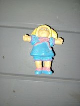 Vintage 1984 Cabbage Patch Kid Doll Mini Figure PVC Figurine Blonde Girl 2.75&quot; - £4.78 GBP