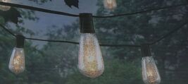 Bulb String Light Hampton Bay Outdoor/Indoor 10 ft. Plug-In Incandescent... - $18.80