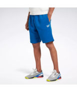 Reebok Men&#39;s Identity Fleece Shorts w/ Pockets Size XL Blue - $26.72