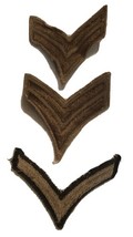 Military Chevron Vintage Lot Of 3 Patches - $5.78