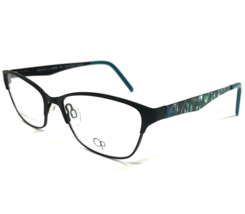 Op Ocean Pacific Eyeglasses Frames Shoreside Black Blue Cat Eye 53-16-140 - £36.59 GBP