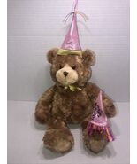 Gund Confetti 15140  Musical Animated Happy Birthday Teddy Bear Mechanic... - $20.11 CAD