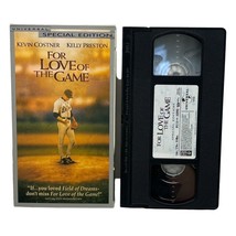 For the Love of the Game VHS Kevin Costner Kelly Preston Special Edition... - $7.49