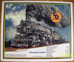 C&amp;O RAILROAD SIGN | Train Gifts - $37.98