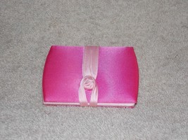 Estee Lauder PINK Purse Costmetic Travel Mirror Material Exterior Read D... - $13.00