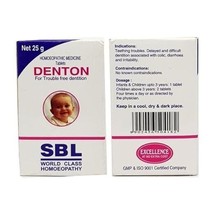 Pack of 2 - SBL Denton Tabs (25g) Homeopathic MN1 - $27.31