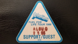 JUDAS PRIEST 1986 TOUR ROSEMONT, ILLINOIS VINTAGE ORIGINAL CLOTH BACKSTA... - €8,55 EUR