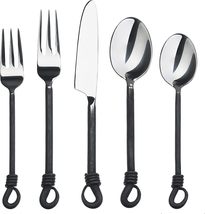 Nautical-Mart Twist and Shout Stainless Steel Flatware Set Service for P... - $39.00