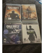 Lot of 4 Call of Duty Games PS3, Black ops 3, ghosts , mw3 and warfare 2 - $35.64