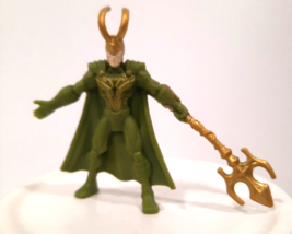 Micro Miniature Loki Green Gold 2.25&quot; tall very small stands on own MARVEL - £7.10 GBP