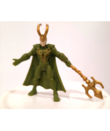 Micro Miniature Loki Green Gold 2.25&quot; tall very small stands on own MARVEL - £7.06 GBP