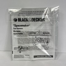 Black &amp;Decker Spacemaker Can Opener EC75-EC85 Instruction Booklet - £3.95 GBP
