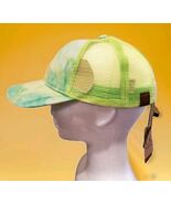 CC Tie Dye High Bun Ponytail Hat Green SUPER CUTE Spring Hat - €16,52 EUR