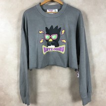 Hello Kitty And Friends Badtz-Maru Sweatshirt Cropped Pullover Nwt Large - $17.60