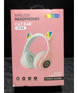 Bluetooth 5.0 Wireless Cat Ear Headsets LED TF Card up to 32GB Deep Bass... - $279.15 MXN