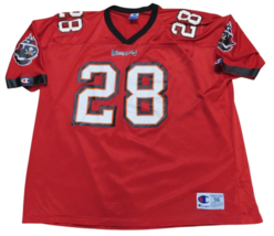 VINTAGE Tampa Bay Buccaneers Warrick Dunn 28 Jersey Champion Size 56 XXXL - €17,07 EUR