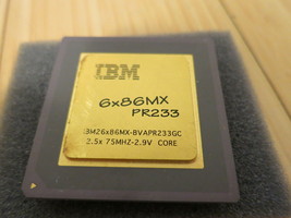 IBM PR233 75MHZ 2.9V Vintage CPU Tested &amp; Working (listing 1 of 2) - £21.94 GBP