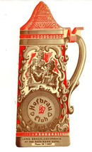 Hofbrau Club Stein Shaped Menu Robinson Hotel Long Beach California 1955 - £63.24 GBP