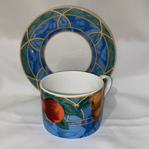 Victoria &amp; Beale &quot;Forbidden Fruit&quot; 9024 One Coffee Cup &amp; Saucer Set Porcelain - £14.79 GBP