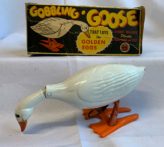 Vtg Marx Toys &quot;GOBBLING GOOSE&quot; Plastic Wind Up Toy Made In NY USA *Working* - £23.81 GBP