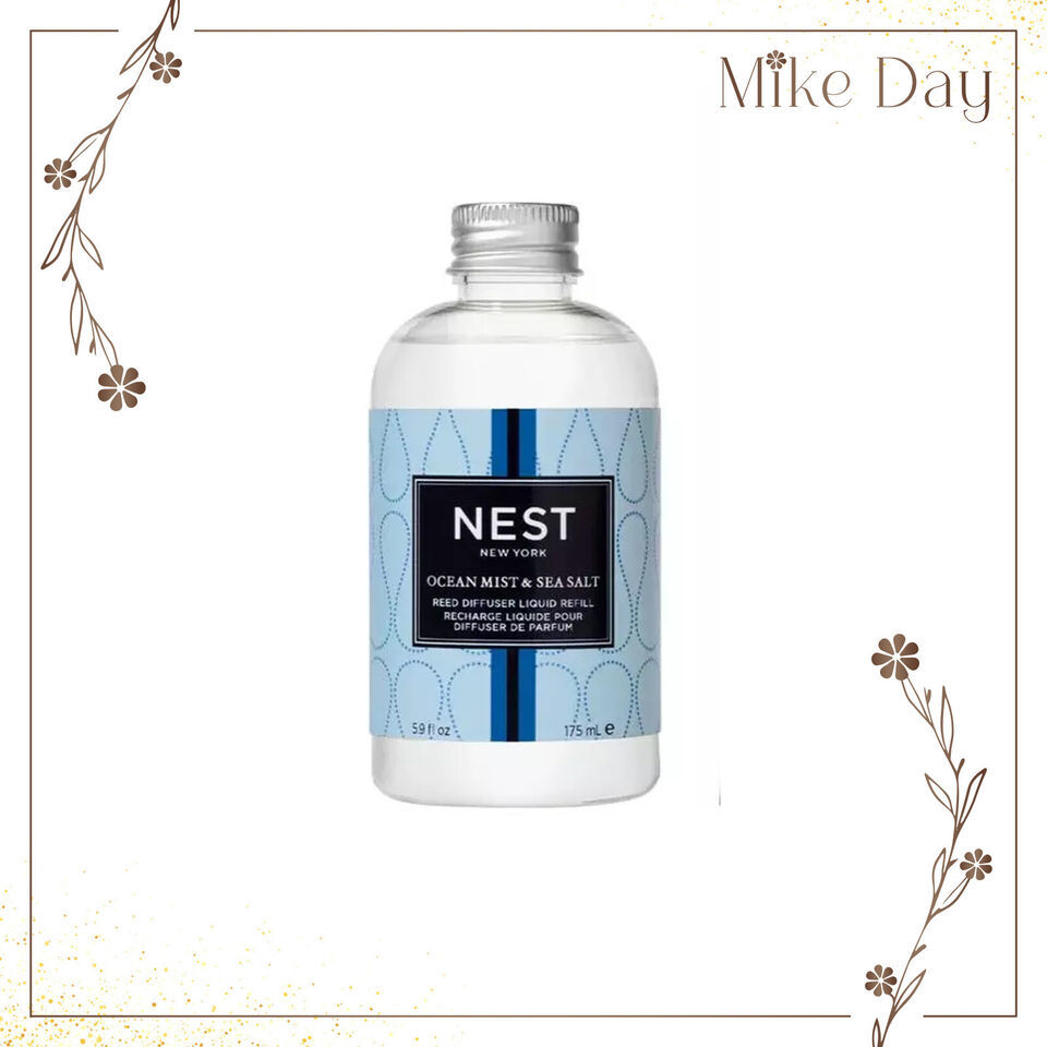 NEST Ocean Mist & Sea Salt Reed Diffuser Liquid Refill, 5.9 oz Brand New no Box