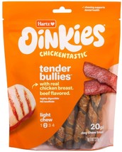 Hartz Oinkies Chickentastic Tender Bullies for Dogs 60 count (3 x 20 ct) Hartz O - £61.26 GBP