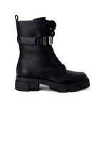 Guess Women Boots - 5 US EU 35 Black Leather Combat Platform Ankle New - $245.46 CAD