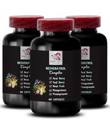 Noni - RESVERATROL COMLEX - Nutrient-rich blend 3 Bottle 180 Capsules - $51.26