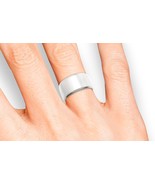 925 STERLING SILVER PLAIN WEDDING BAND RING SIZE 9 10mm ESTATE VINTAGE E... - $29.05 CAD