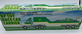 BP Toy Race Car Carrier Semi Truck Limited Edition Series &amp; F1 Race Car ... - $9.49