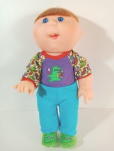 1996 Cabbage Patch Doll Mattel Brushing Teeth Blue Eyes Blonde Hair VTG Boy - £12.16 GBP