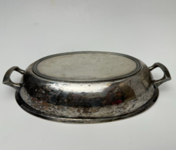 Vintage Silverplate Cover /Lid for Vegetable Dish 10&quot; - £6.28 GBP