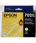 NEW GENUINE - EPSON 702XL YELLOW INK CARTRIDGES - T702XL420 09 / 2025 - $18.80