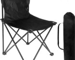 Black, Large Portable Folding Camping Chair For Adults With Carry Bag,, ... - $32.92